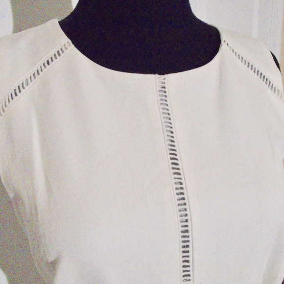 J CREW NEW Ladder Stitch Dress*Bi-Stretch Cotton *FIRM PRICE* - Picture 7 of 9